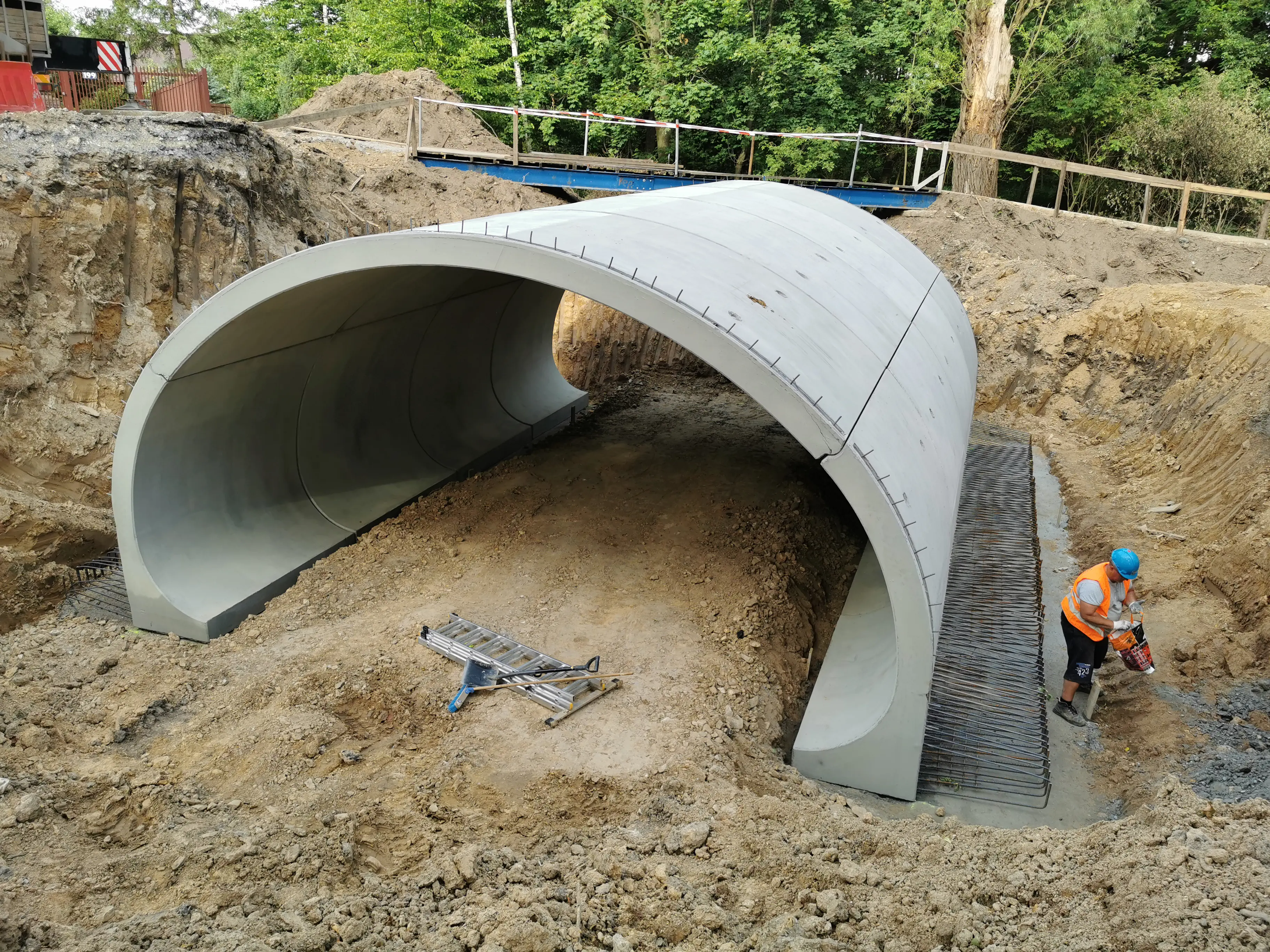 Most w m. Więckowice